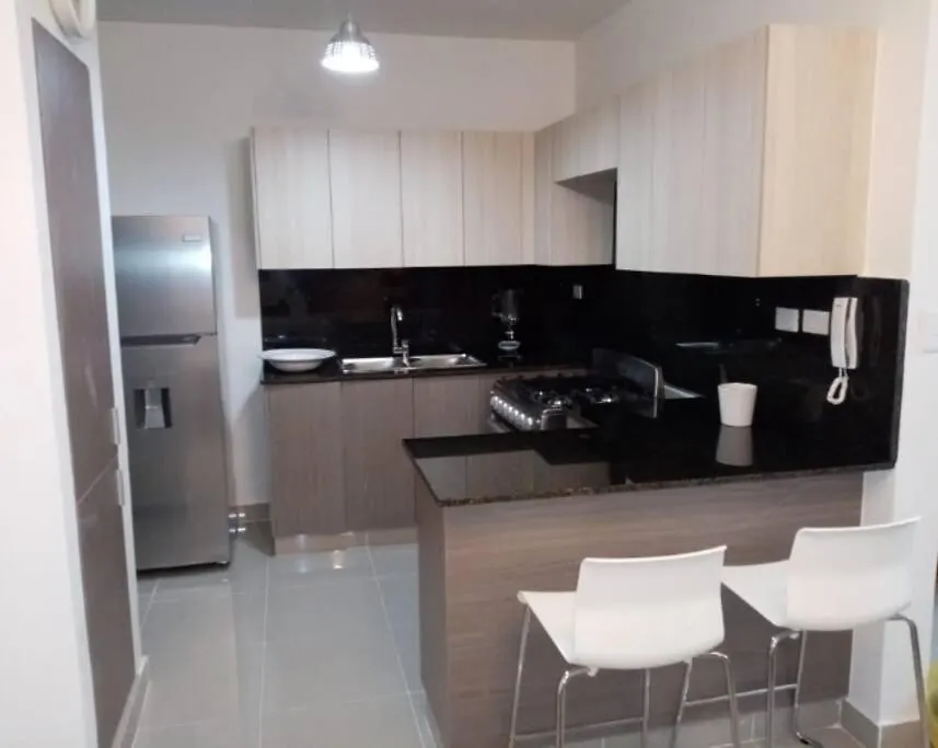 Апартаменты Moderno Apartamento Amueblado Full 3 Habitaciones, Wifi, Netflix Сантьяго-де-лос-Кабальерос